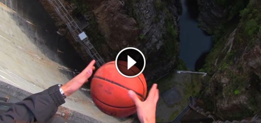 dropped basketball magnus effect