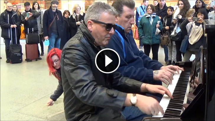 Boogie Woogie Piano Train Station