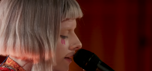 AURORA performing Across The Universe in studio